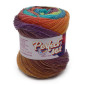 PerfectSox misto lana sfumato per calze ripetizione perfetta cake 100g