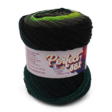 PerfectSox misto lana sfumato per calze ripetizione perfetta cake 100g Libero