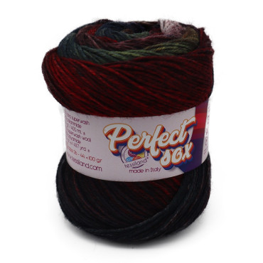 PerfectSox misto lana sfumato per calze ripetizione perfetta cake 100g Serio