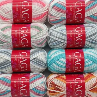 Gaga acrilico top quality planned pooling gomitolo 100g