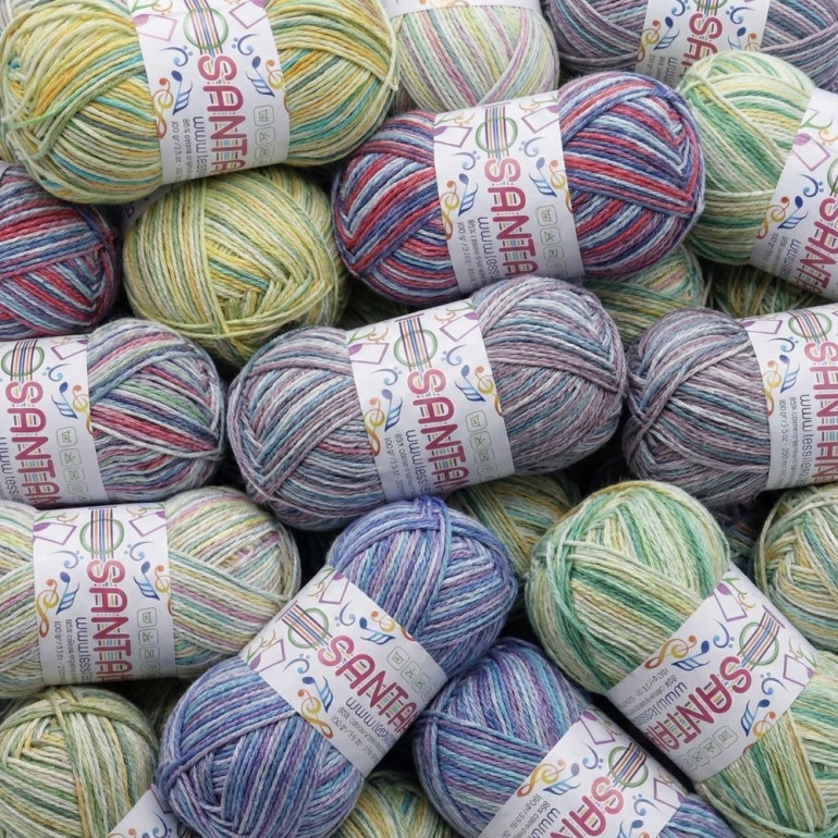 Santana misto cotone sfumato gomitolo 100g