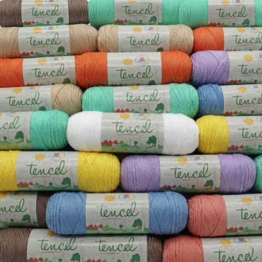 Tencel puro lyocell ecosostenibile gomitolo 200