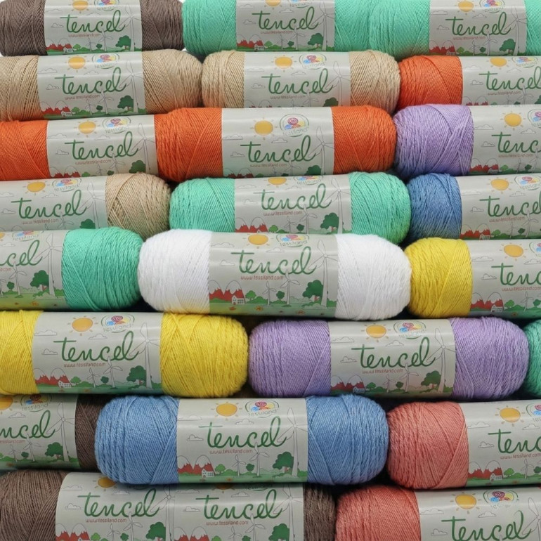 Tencel puro lyocell ecosostenibile gomitolo 200