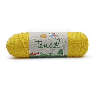 Pure Tencel Lyocell eco-friendly yarn ball 200g Yellow