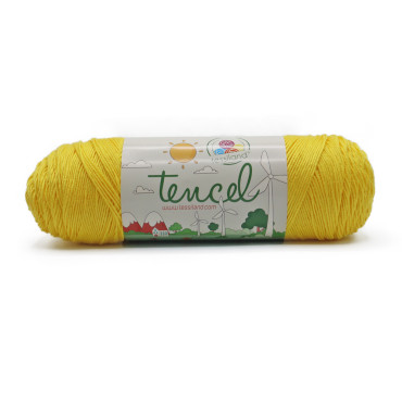 Tencel puro lyocell ecosostenibile gomitolo 200g Giallo