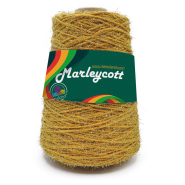 MarleyCott misto cotone e fibra metallica rocca 250g Giallo oro