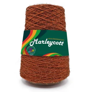 MarleyCott mélange coton et fibre métallique bobine 250g Ruggine rame