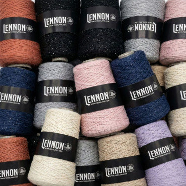 Lennon misto cotone e micro paillettes rocca 250g