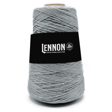 Lennon misto cotone e micro paillettes rocca 250g Grigio