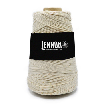 Lennon misto cotone e micro paillettes rocca 250g Naturale
