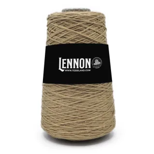 Lennon mezcla de algodón y micro lentejuelas en cono 250g Nocciola