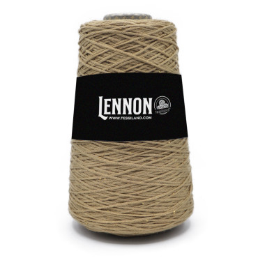 Lennon misto cotone e micro paillettes rocca 250g Nocciola