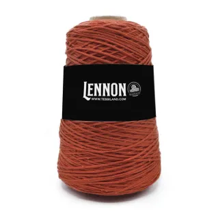 Lennon mélange coton et micro paillettes en cône 250g Ruggine