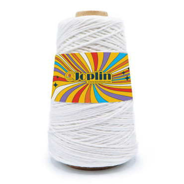 Joplin misto cotone con riflesso luminoso rocca 250g Bianco