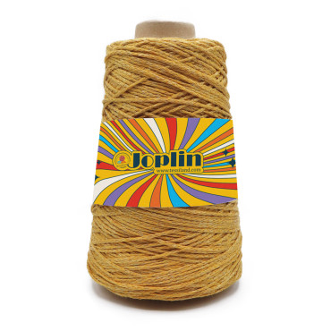 Joplin misto cotone con riflesso luminoso rocca 250g Senape