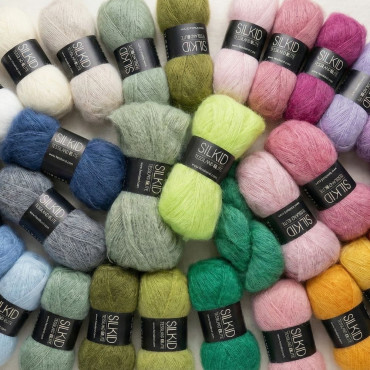 Silkid superkid mohair seta matassa 25g