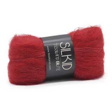 Silkid superkid mohair seta matassa 25g Fuoco