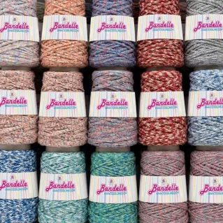Bandelle fettuccia misto lana sfumata rocca 200g