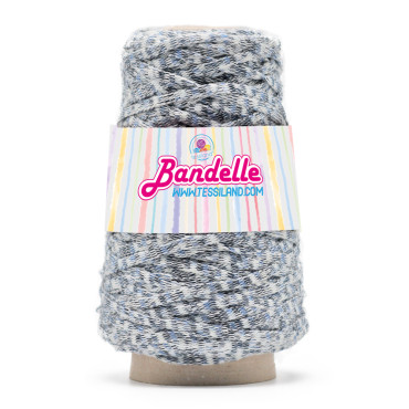 Bandelle fettuccia misto lana sfumata rocca 200g Blue