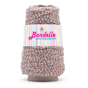 Bandelle fettuccia misto lana sfumata rocca 200g Cipria