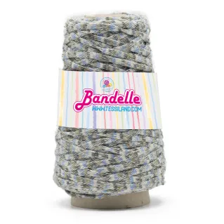Bandelle Ribbon Wool Blend Gradient Cone 200g Military