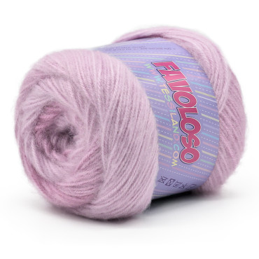 Favoloso acrílico degradado y perchado ovillo 100g Rosa orchidea