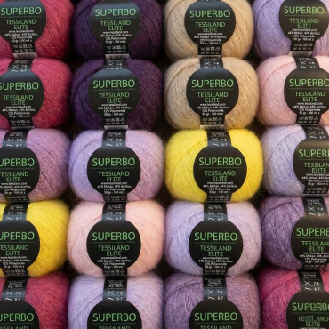 Superbo misto mohair garzato gomitolo 50g