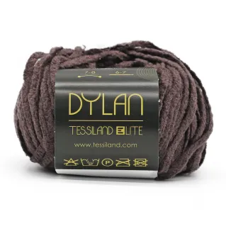 Dylan chenilla mezcla de algodón lurex ovillo 50g Corteccia rame