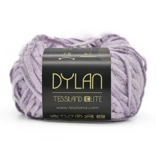 Dylan chenilla mezcla de algodón lurex ovillo 50g Glicine oro