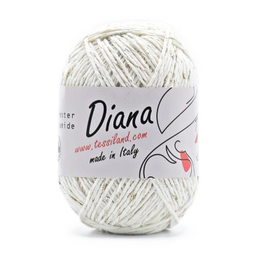 Diana cotton blend lurex 50g ball Naturale