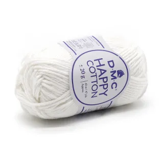 Happy Cotton coton pour amigurumi pelote 20g 762 bianco