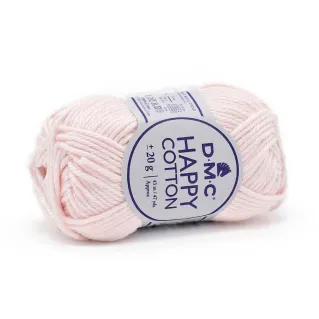 Happy Cotton algodón para amigurumi ovillo 20g 763 rosa