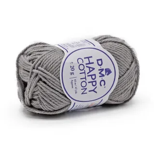 Happy Cotton algodón para amigurumi ovillo 20g 774 grafite
