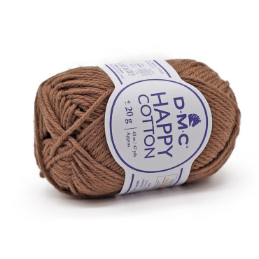 Happy Cotton cotone per amigurumi gomitolo 20g 777 marrone