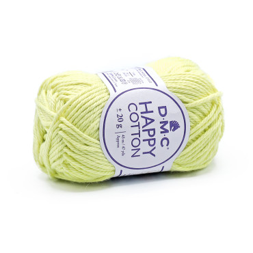 Happy Cotton cotone per amigurumi gomitolo 20g 778 lime