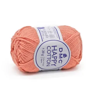 Happy Cotton algodón para amigurumi ovillo 20g 793 corallo