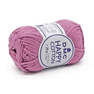 Happy Cotton algodón para amigurumi ovillo 20g 795 malva