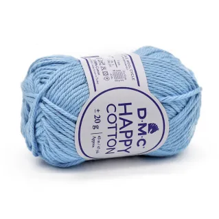 Happy Cotton coton pour amigurumi pelote 20g 797 azzurro