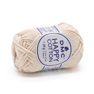 Happy Cotton cotone per amigurumi gomitolo 20g 800 mandorla