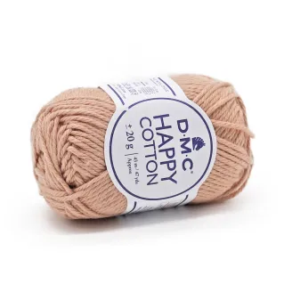 Happy Cotton algodón para amigurumi ovillo 20g 803 nocciola