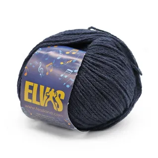 Elvis mezcla de lana ovillo 50g Azul
