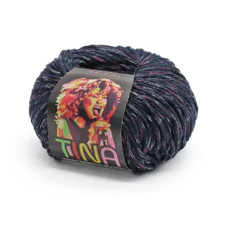 Tina mélange laine dégradé pelote 50g Bleu