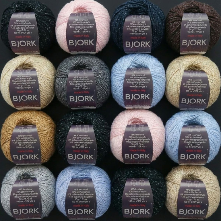 Bjork misto lana lurex gomitolo 50g