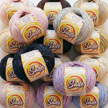 Sade misto lana inserto caramella gomitolo 50g