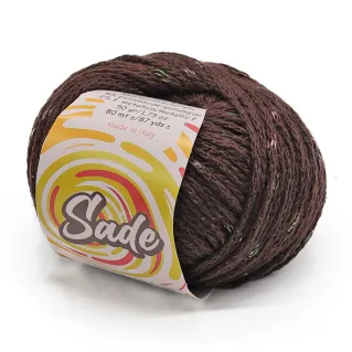 Sade mélange laine détail bonbon pelote 50g Cioccolato