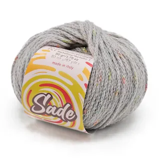Sade mezcla de lana con detalle caramelo ovillo 50g Perla