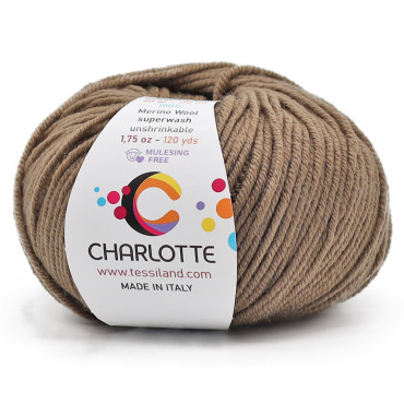 Charlotte lana merina extrafina ovillo 50g Corteccia