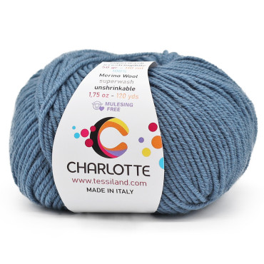 Charlotte extrafine merino wool 50g ball Jeans