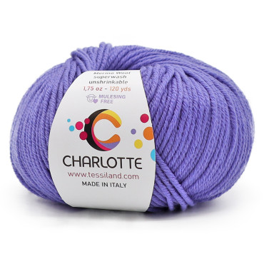 Charlotte extrafine merino wool 50g ball Lavanda