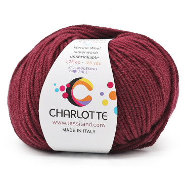 Charlotte lana merina extrafina ovillo 50g Mosto